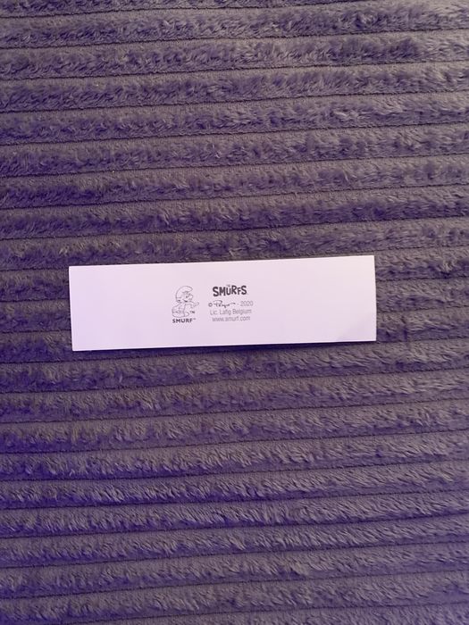 Supreme Supreme x Smurfs Box Logo Sticker Purple three six