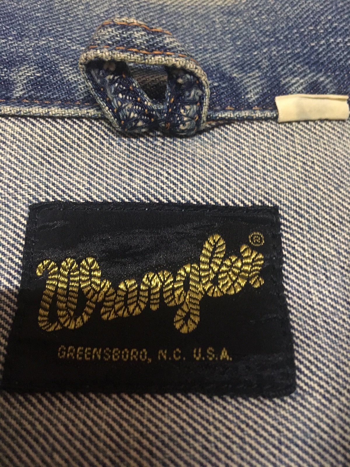 Vintage 🌟need gone today🌟Wrangler Denim Jacket Vintage 1998 Size US L / EU 52-54 / 3 - 9 Thumbnail