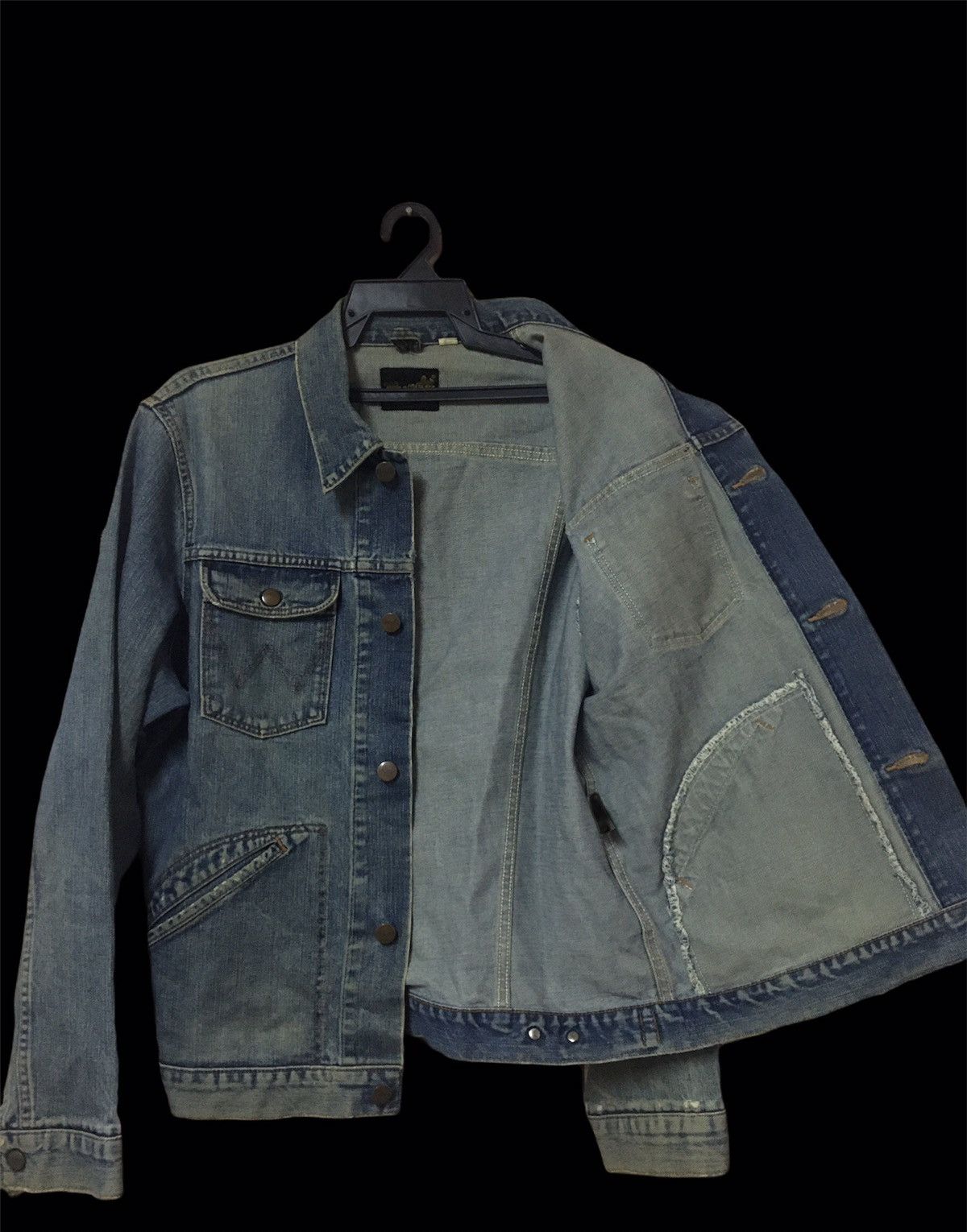 Vintage 🌟need gone today🌟Wrangler Denim Jacket Vintage 1998 Size US L / EU 52-54 / 3 - 3 Thumbnail