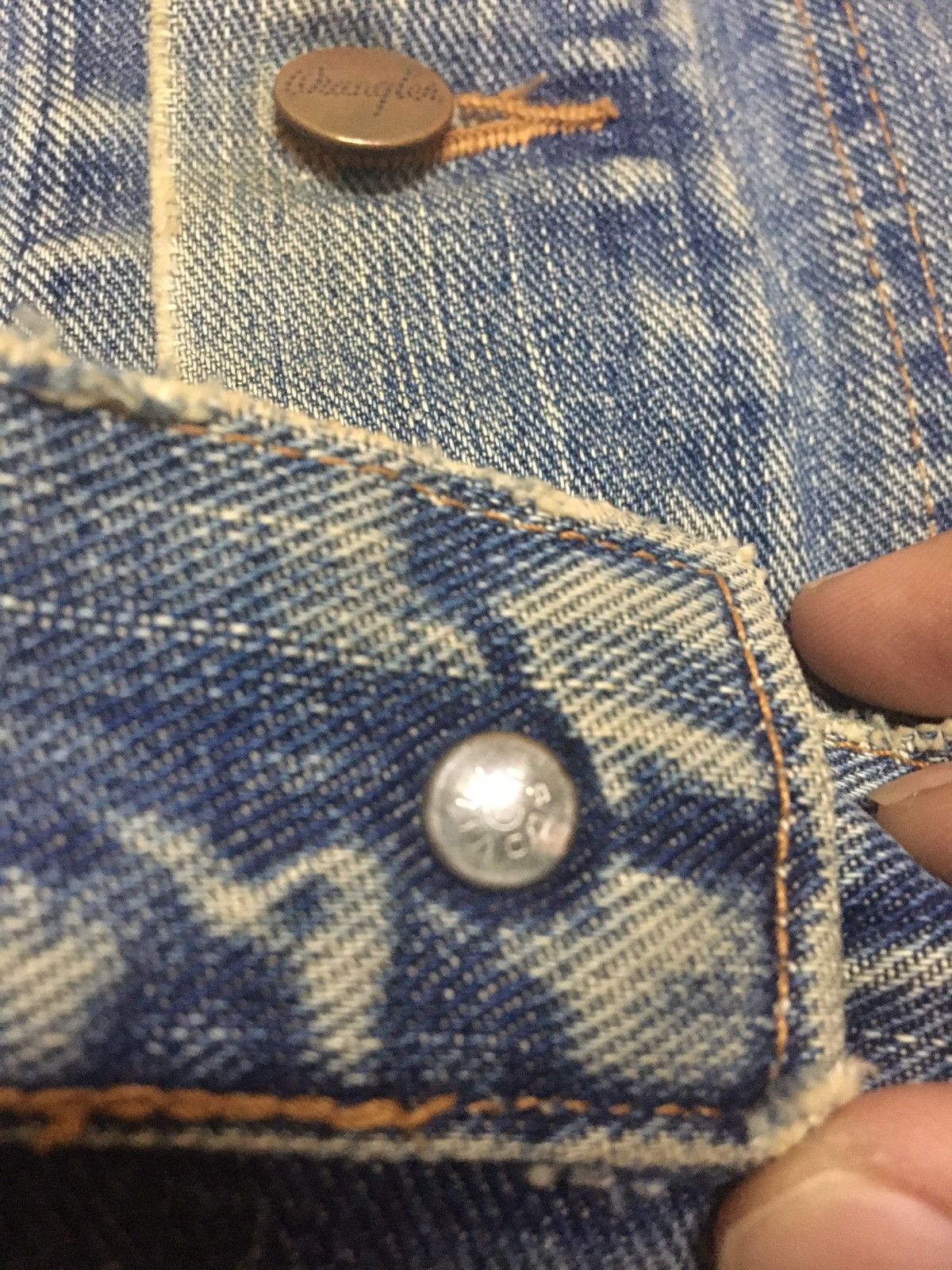 Vintage 🌟need gone today🌟Wrangler Denim Jacket Vintage 1998 Size US L / EU 52-54 / 3 - 8 Thumbnail