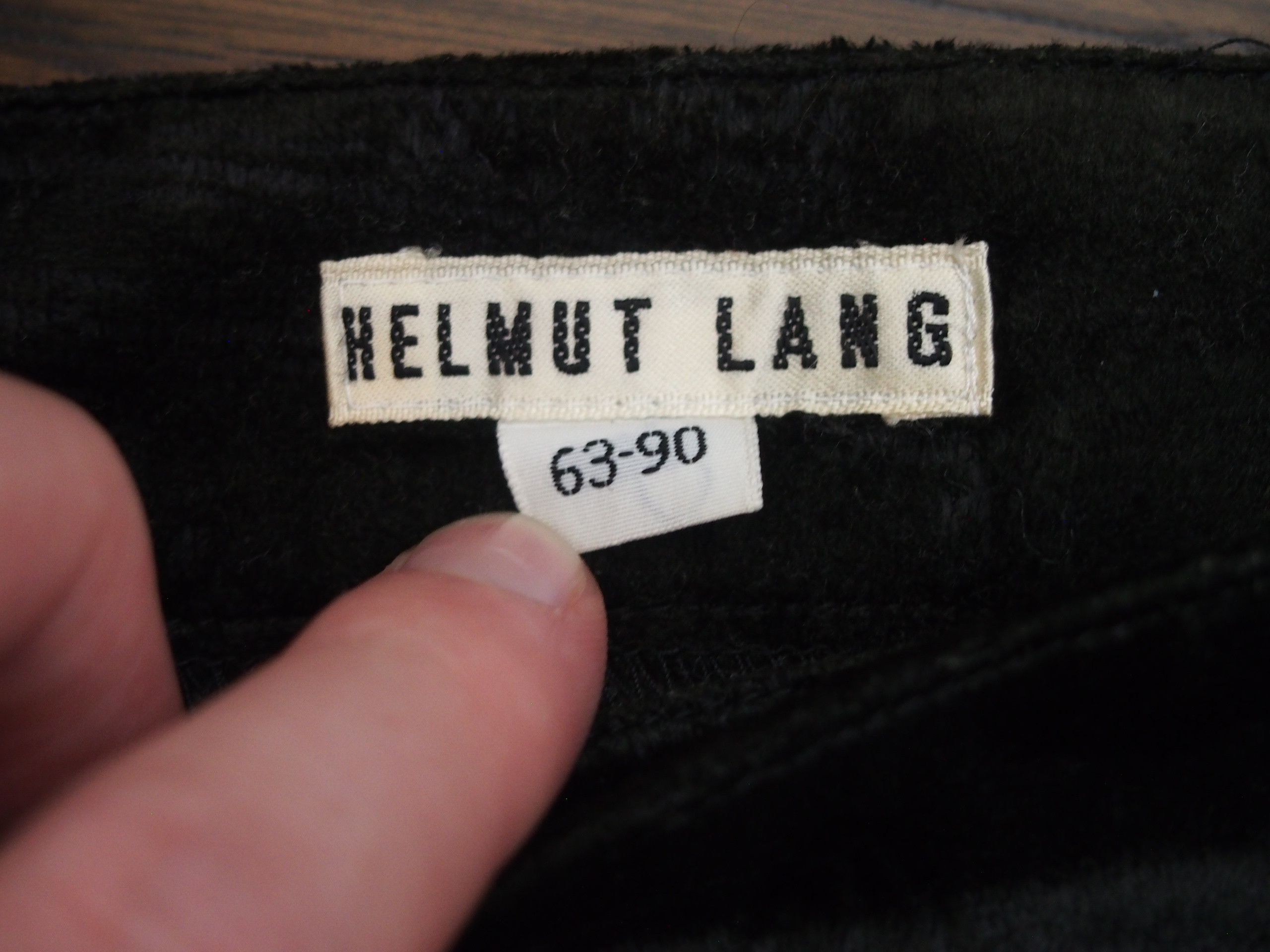 Helmut Lang SS93 Skull Print Velvet Trousers Size US 26 / EU 42 - 3 Thumbnail