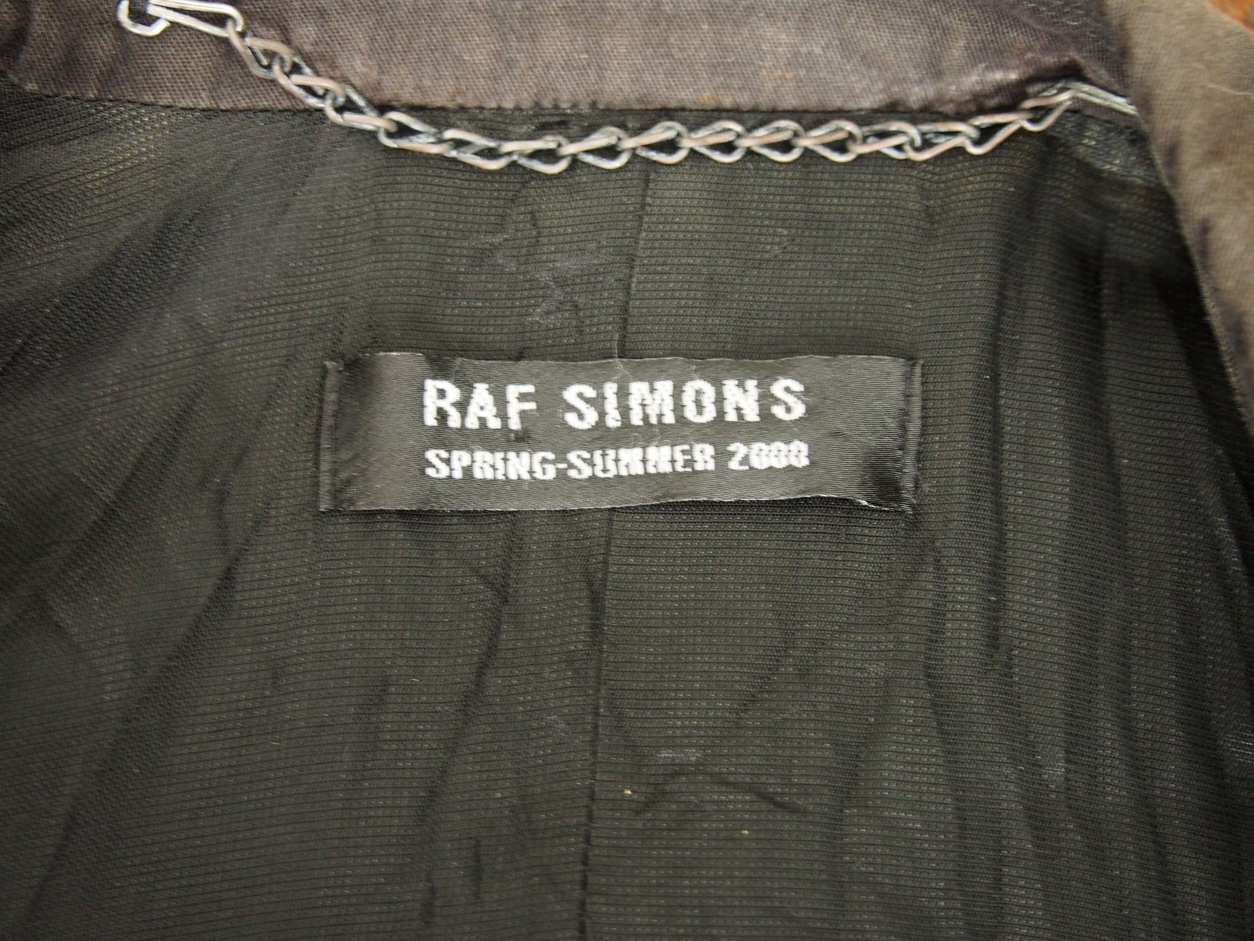 Raf Simons One Button Cotton Blazer SS00 Size US S / EU 44-46 / 1 - 4 Thumbnail
