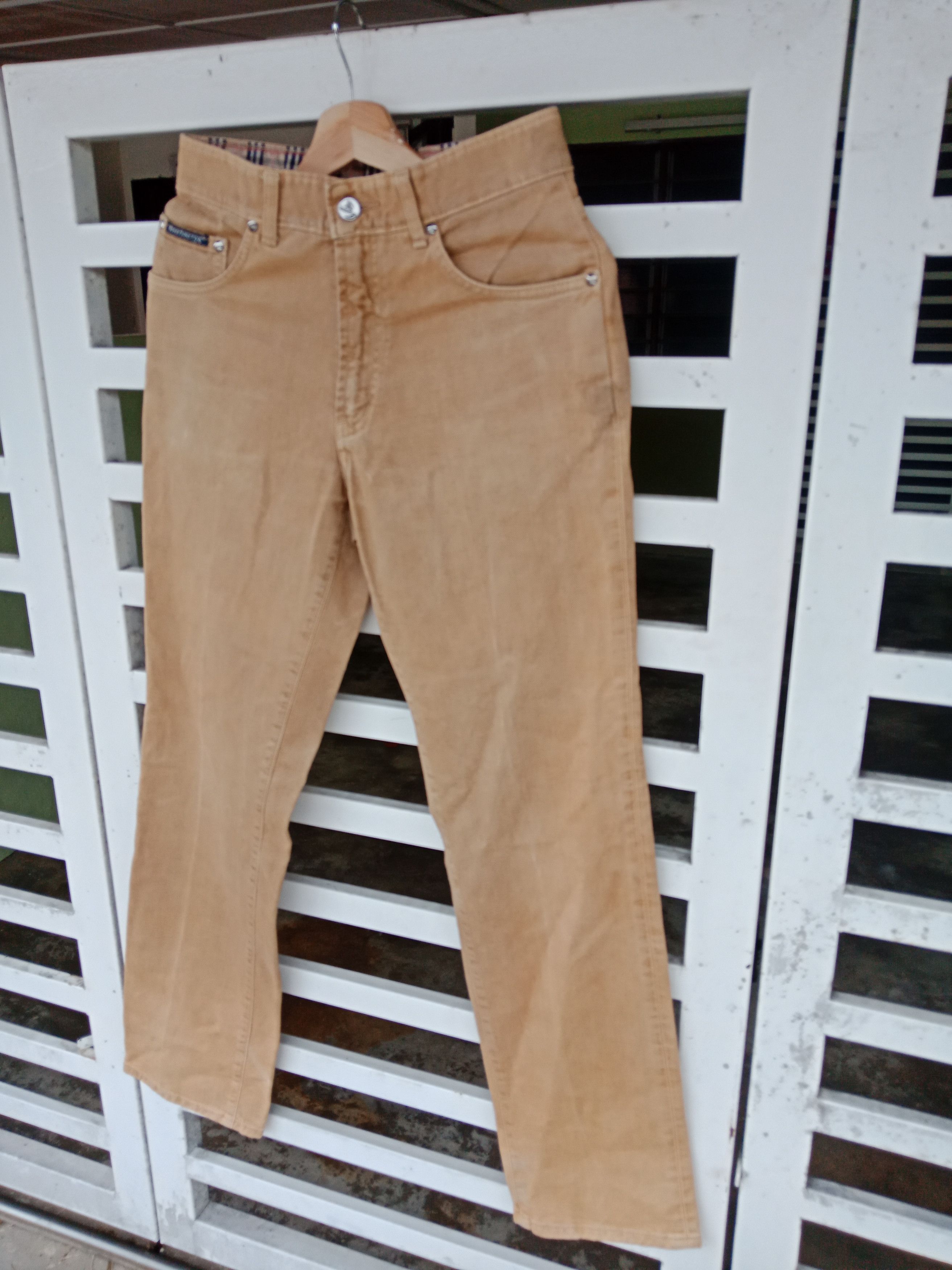 Burberry Burbberys Brown Novacheck Design Pants Size US 28 / EU 44 - 3 Thumbnail