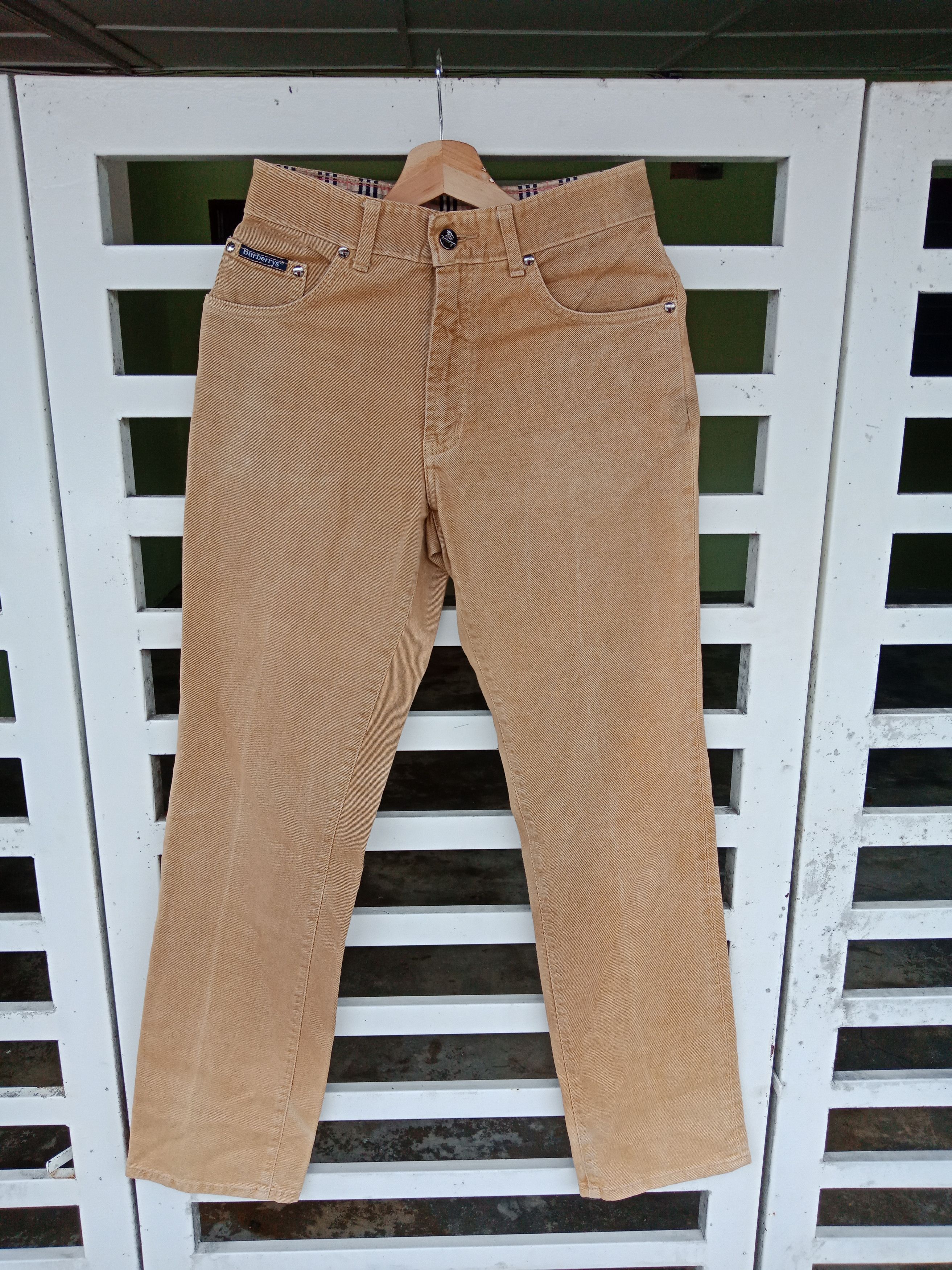 Burberry Burbberys Brown Novacheck Design Pants Size US 28 / EU 44 - 1 Thumbnail