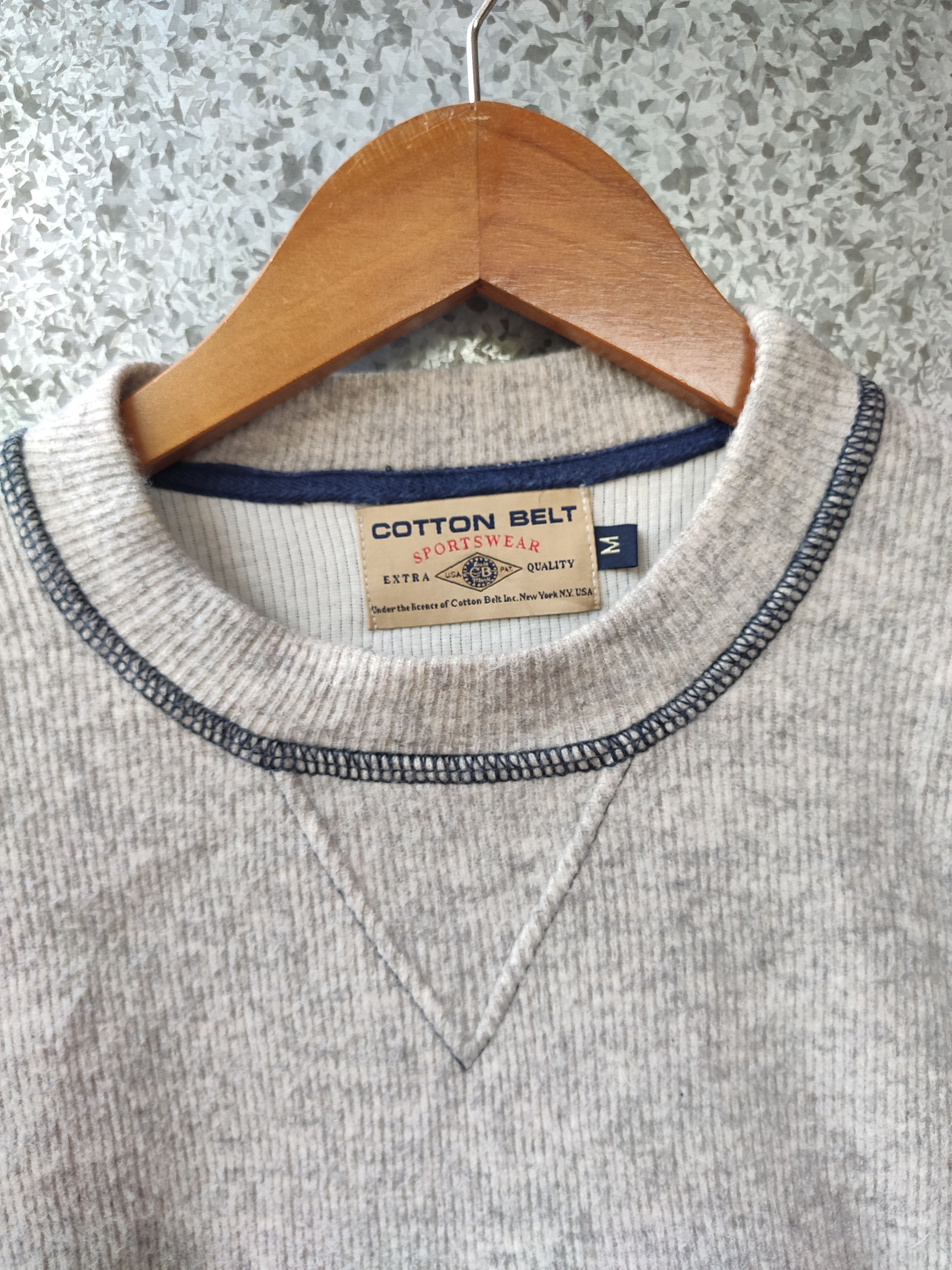 Vintage 🔥 Cotton Belt Sportwear sweatshirt made in Italy Size US M / EU 48-50 / 2 - 4 Thumbnail