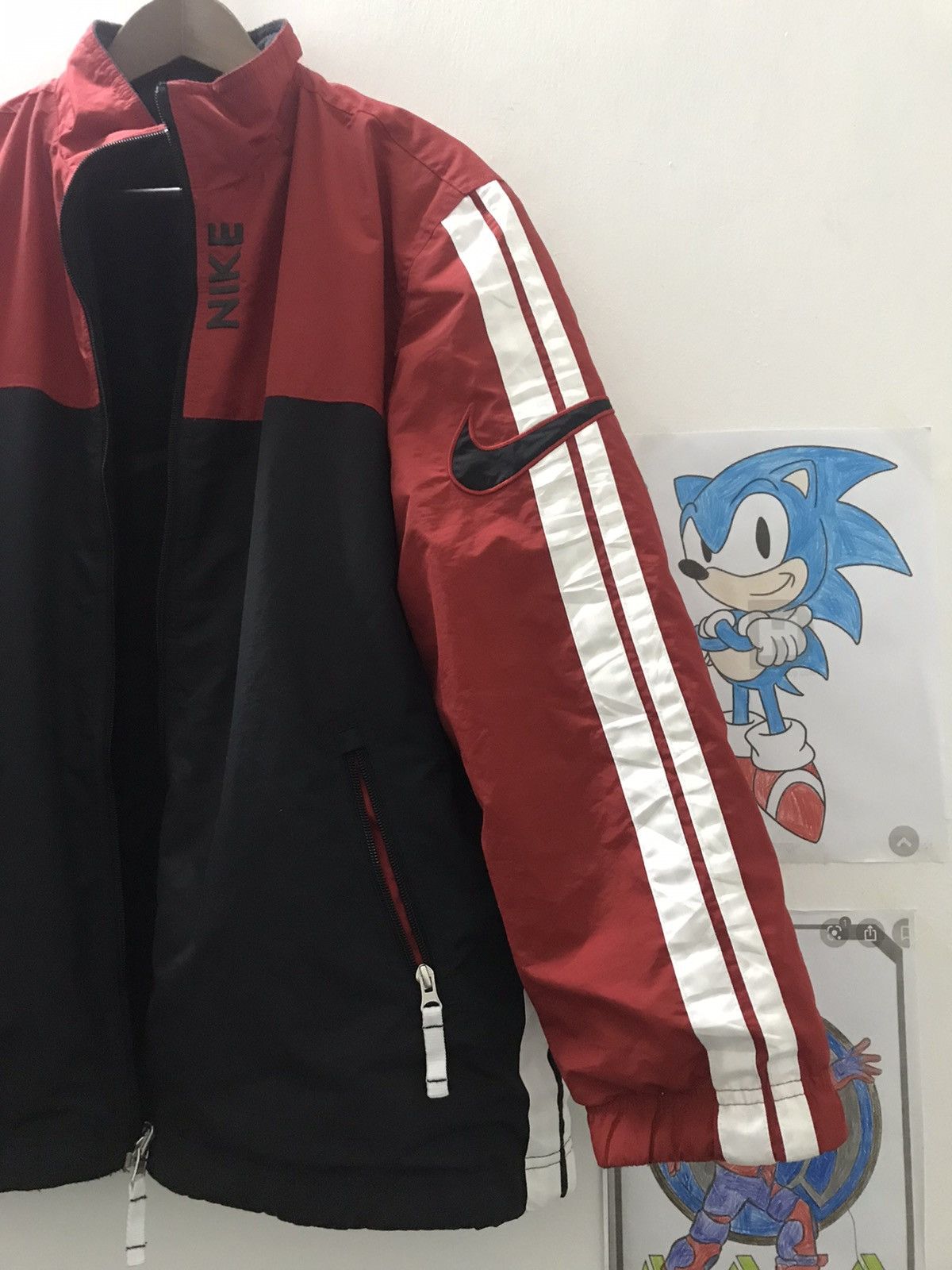 Vintage NIKE Reversible Jacket Big Swoosh