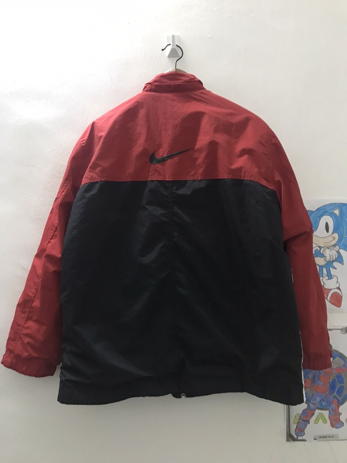 ウェア Vintage Nike Big Logo Reversible Jacket Vintage Nike Big Swoosh Logo Reversible White Tag Puffer Coat