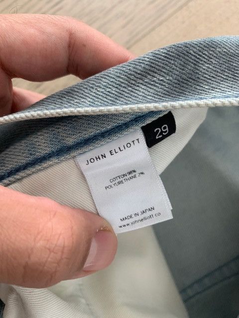 John Elliott John Elliott Cast 2 Odeon Indigo Distressed Denim Size US 29 - 2 Thumbnail