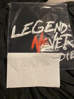 Juice Wrld X Revenge Legends Never Die Hoodie Black Men's - SS20 - US