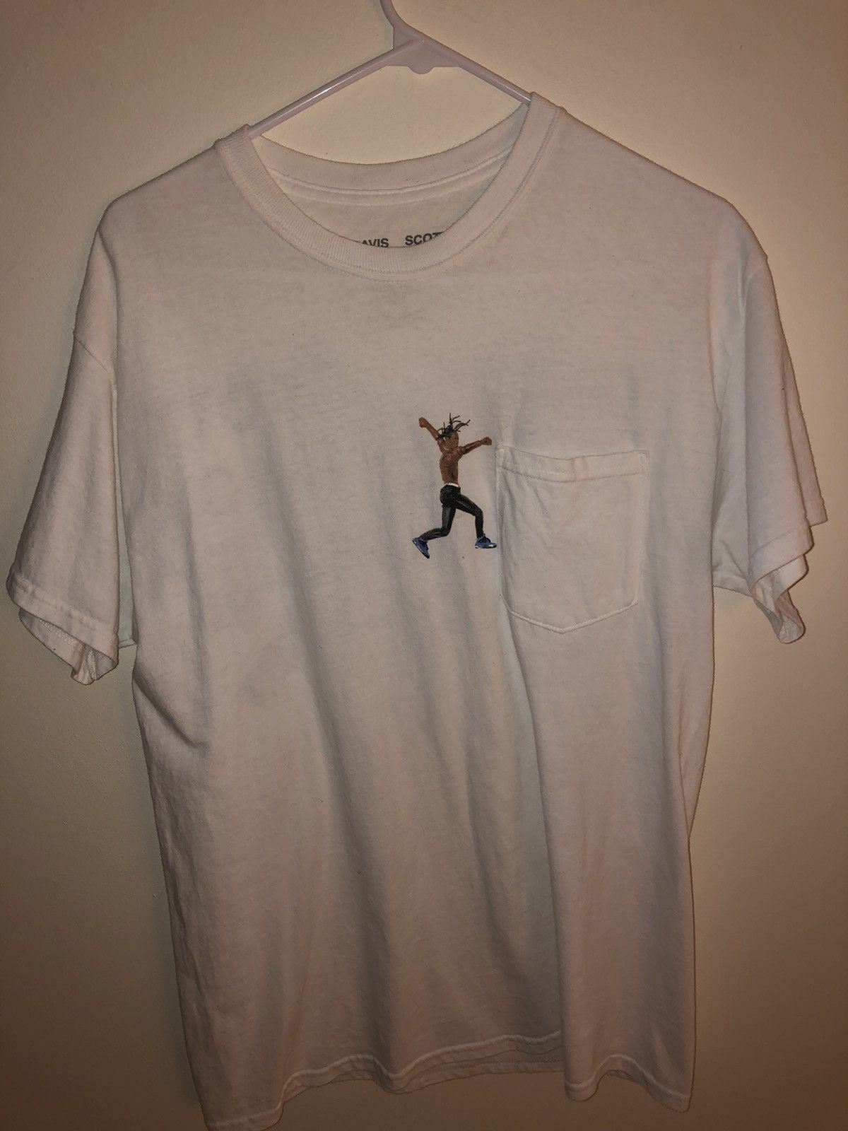 travis scott x virgil abloh by a thread tee