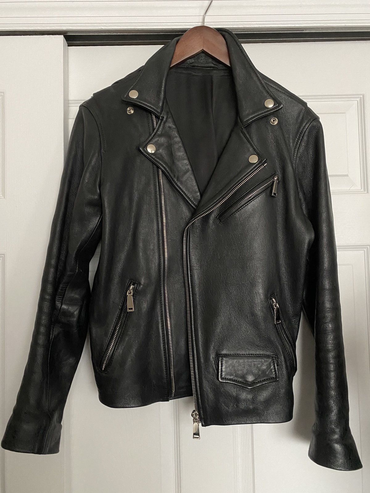 Double Rider Leather Jacket Moto Lambskin