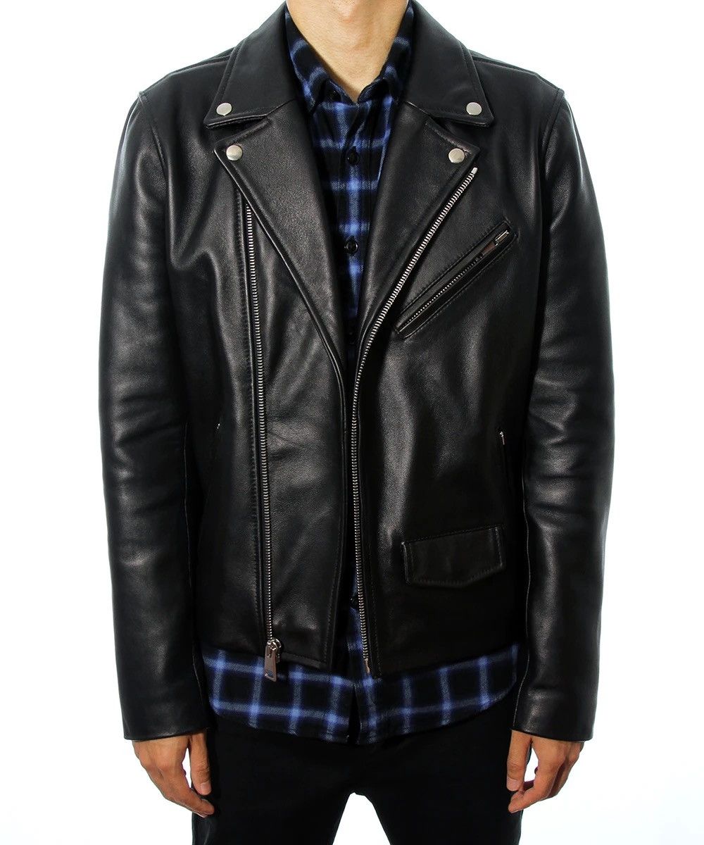 Double Rider Leather Jacket Moto Lambskin
