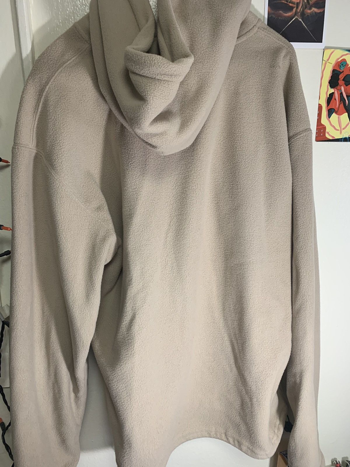 Sputnik 1985 Sputnik 1985 Beige Fleece Hooded Sweatshirt Size US M / EU 48-50 / 2 - 6 Thumbnail