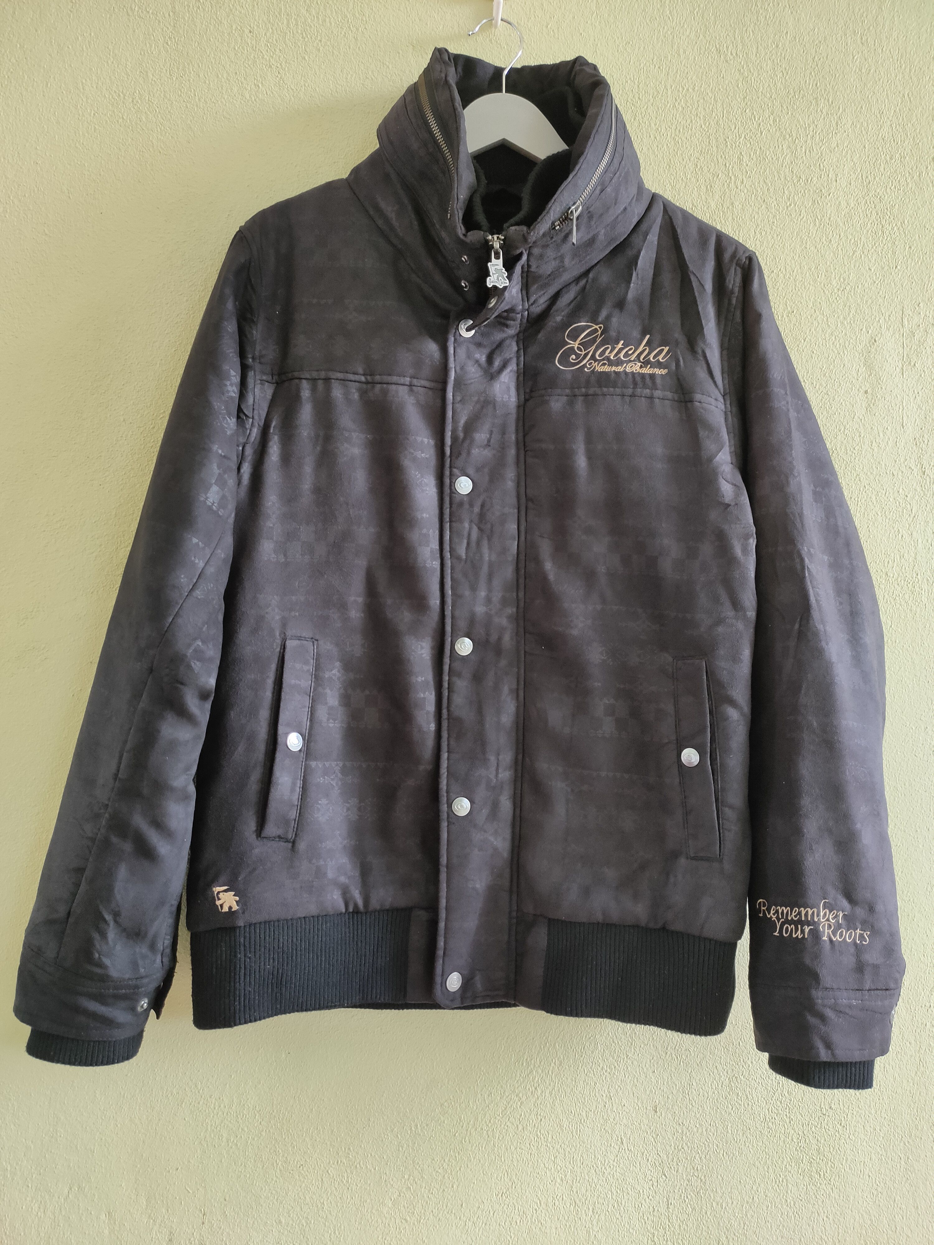 GOTCHA Winter Leather Jacket With Hoodie