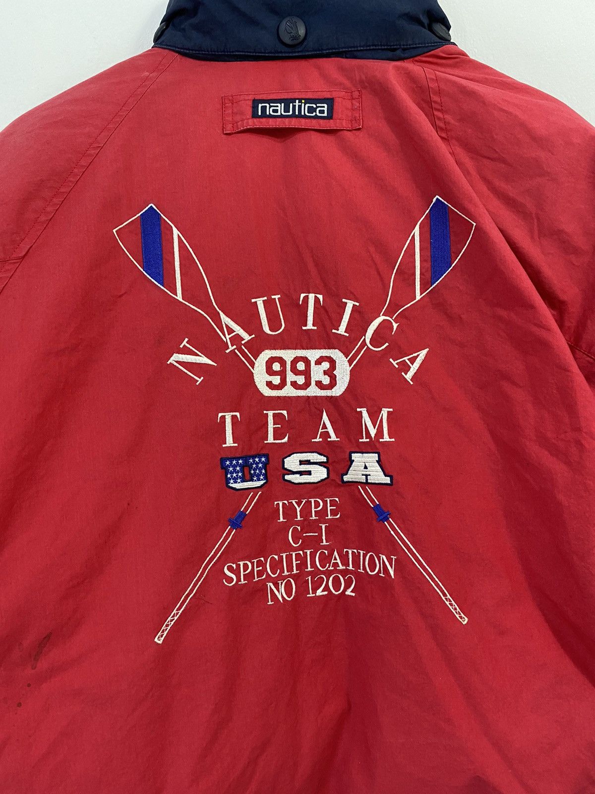 Nautica × Vintage Vintage 90’s Nautica Team USA Puffer Jacket Nice Design Size US M / EU 48-50 / 2 - 3 Thumbnail