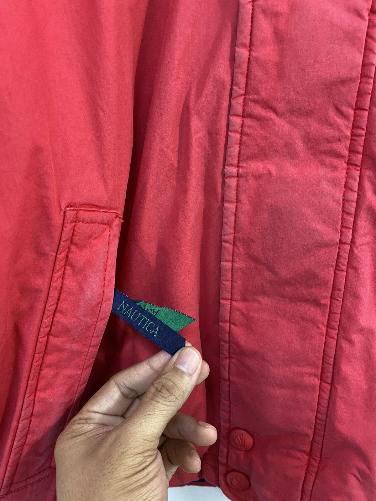 Nautica × Vintage Vintage 90’s Nautica Team USA Puffer Jacket Nice Design Size US M / EU 48-50 / 2 - 7 Thumbnail