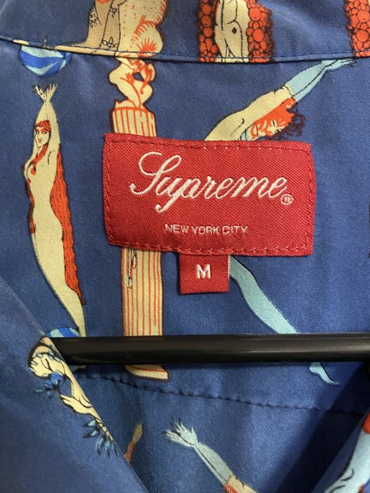 Supreme Alphabet Silk Shirt | Grailed