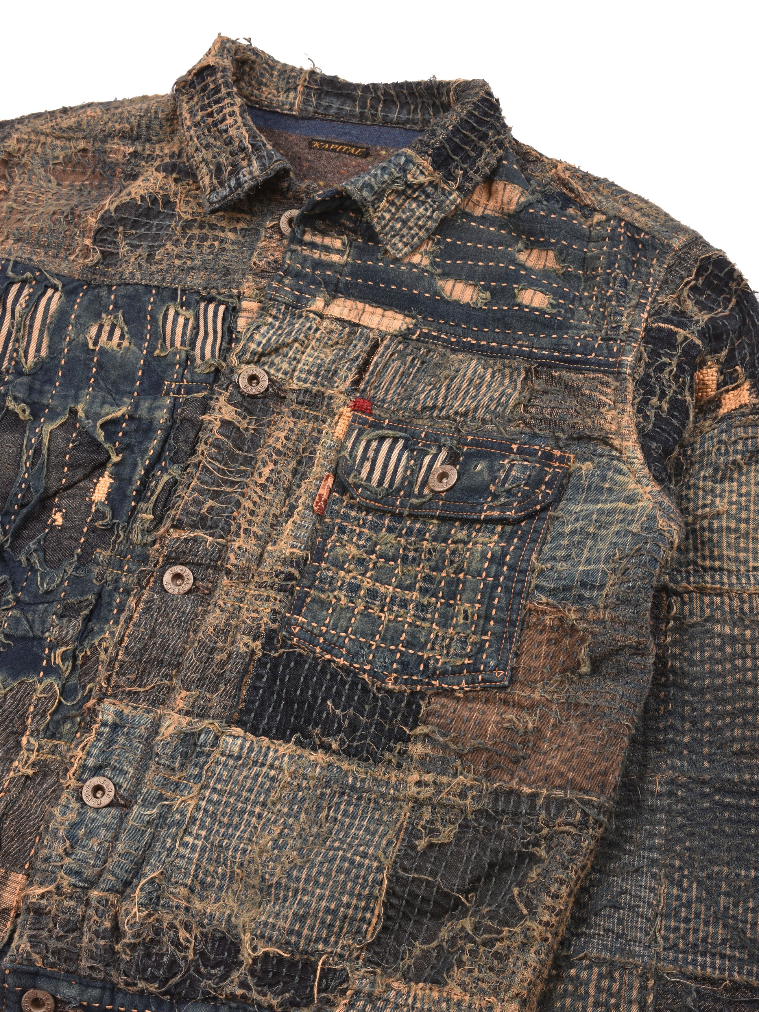Kapital × Kapital Kountry AW13 Boro Type-1 Trucker Jacket (First Release) Size US M / EU 48-50 / 2 - 4 Thumbnail