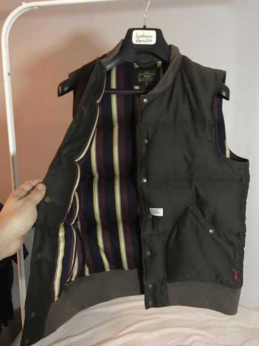 Wtaps WTAPS rokudenashi Packers down vest | Grailed