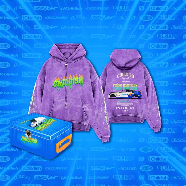 New childish hoodie purple new arrivals