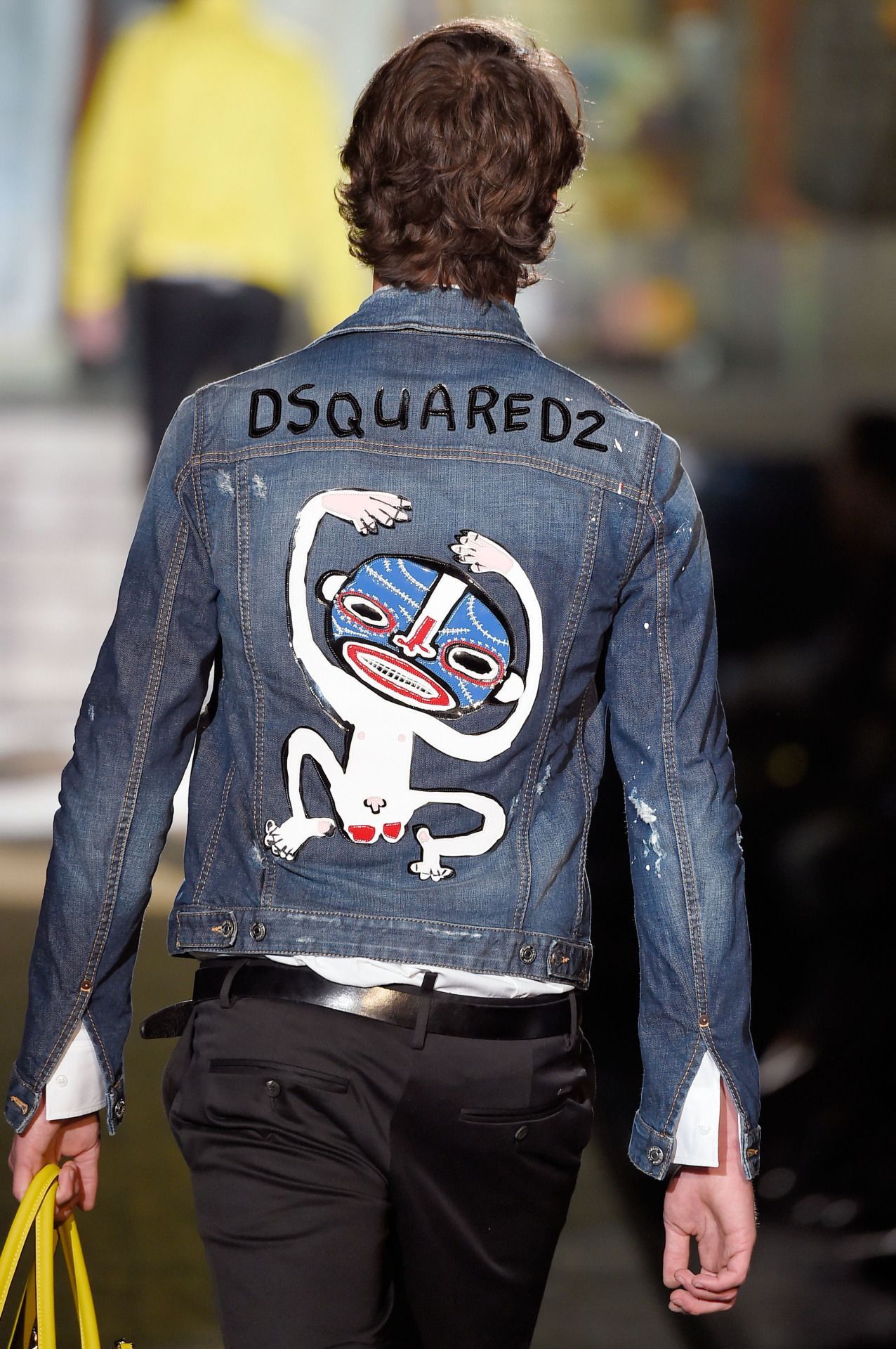 【関税込み】dsquared2 Ever Jean D2' jacket DSquared2 Denim Furry Over Jean Jacket (Navy Blue) – CNCPTS
