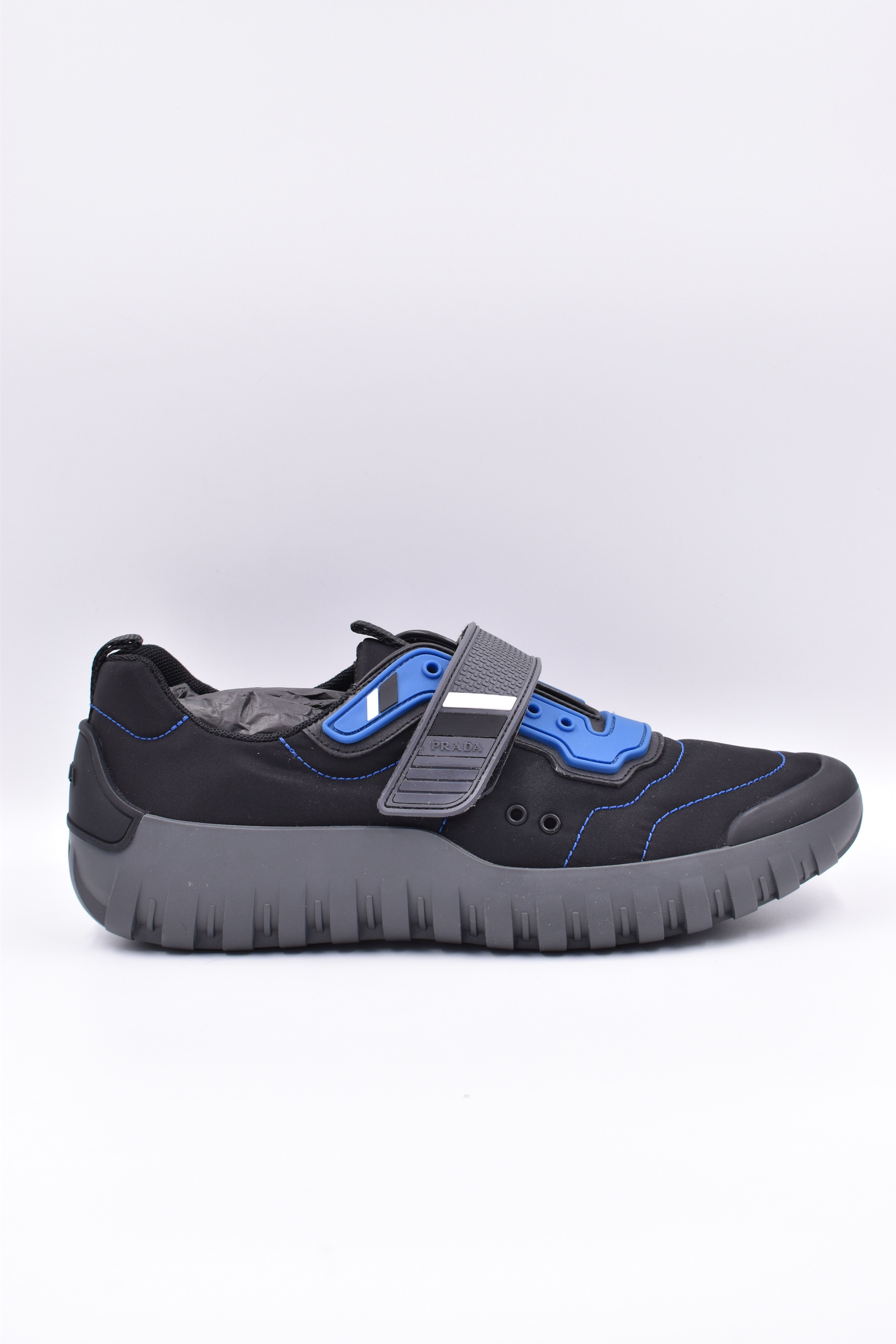 Prada Prada Colorblock Nylon Scuba Sneakers Black Blue Grailed