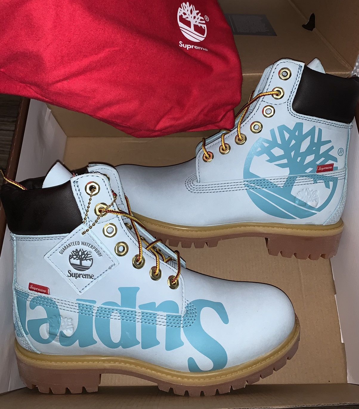 Ice hotsell blue timberlands