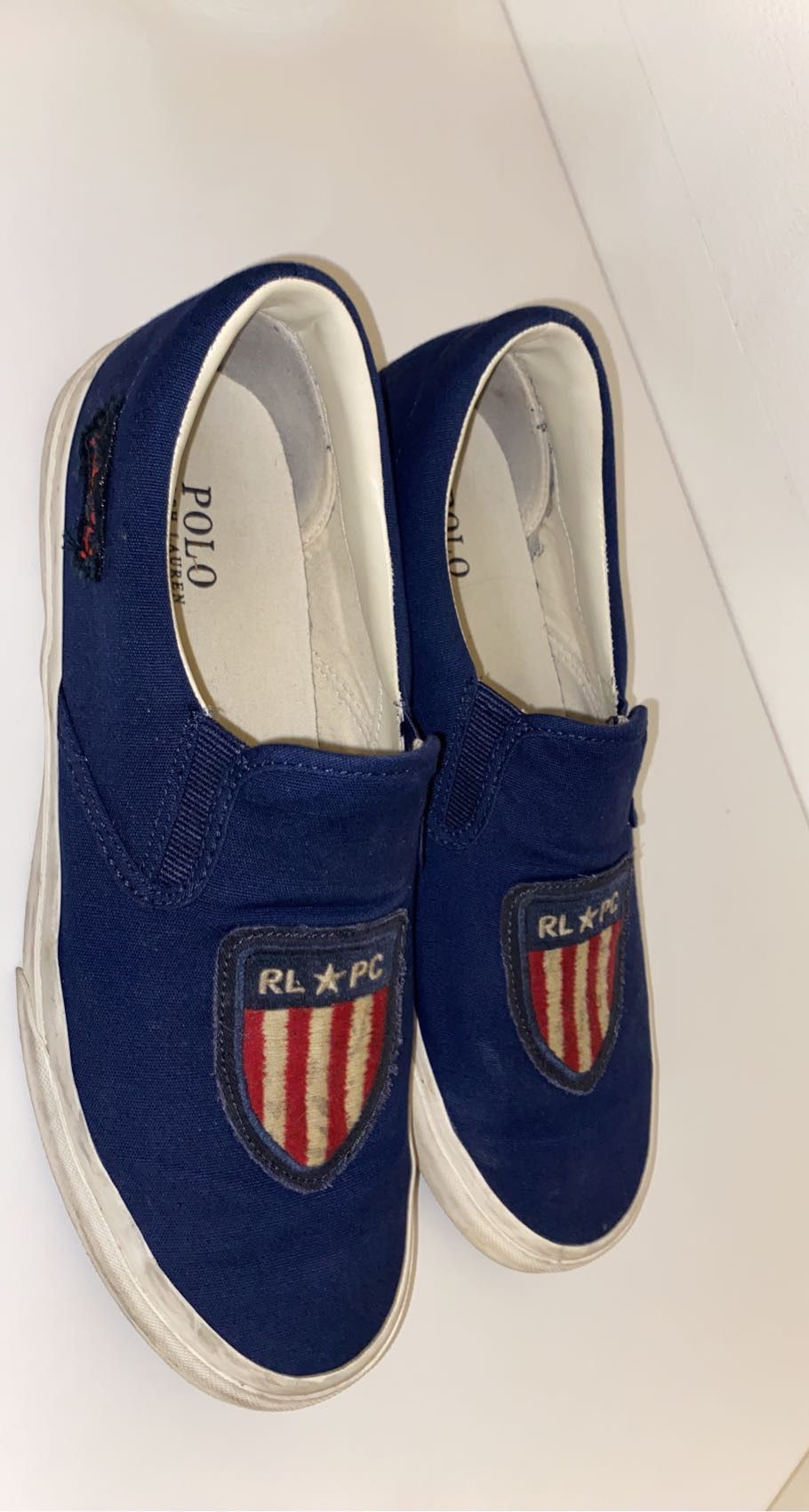polo ralph lauren with elite cushioning shoes