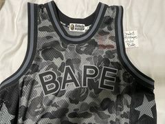 M] A Bathing Ape Bape Color Camo Mesh Basketball Jersey –