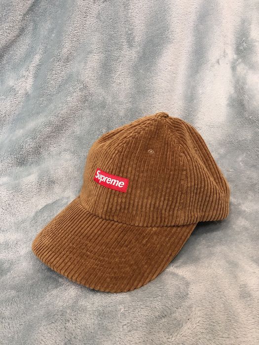 Supreme Supreme Ripple Corduroy Small Box 6-Panel Brown | Grailed