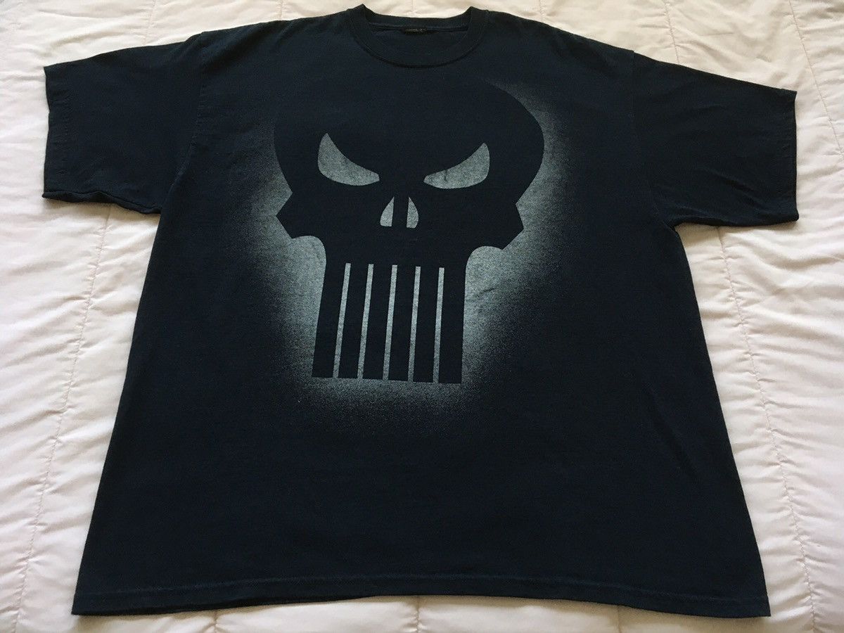 Mad Engine × Marvel Comics Punisher Skull Logo Shirt Marvel Comics Mad Engine Vintage Size US XXL / EU 58 / 5 - 5 Thumbnail