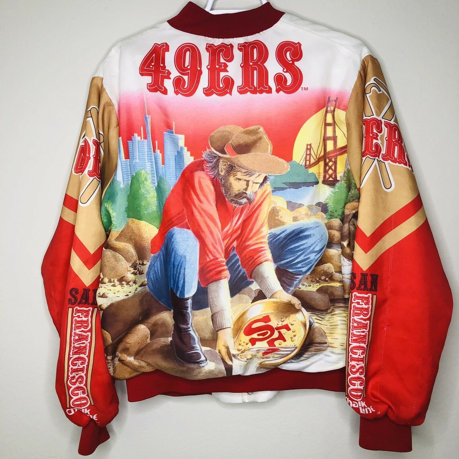 49ers chalk line starter jacket / thriftdemon