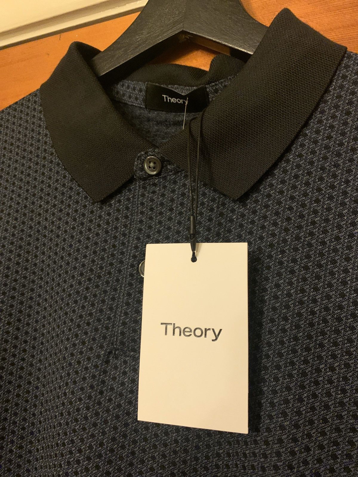 Theory *RARE* Brand New Theory Star Jacquard Polo - Size Medium Size US M / EU 48-50 / 2 - 3 Thumbnail