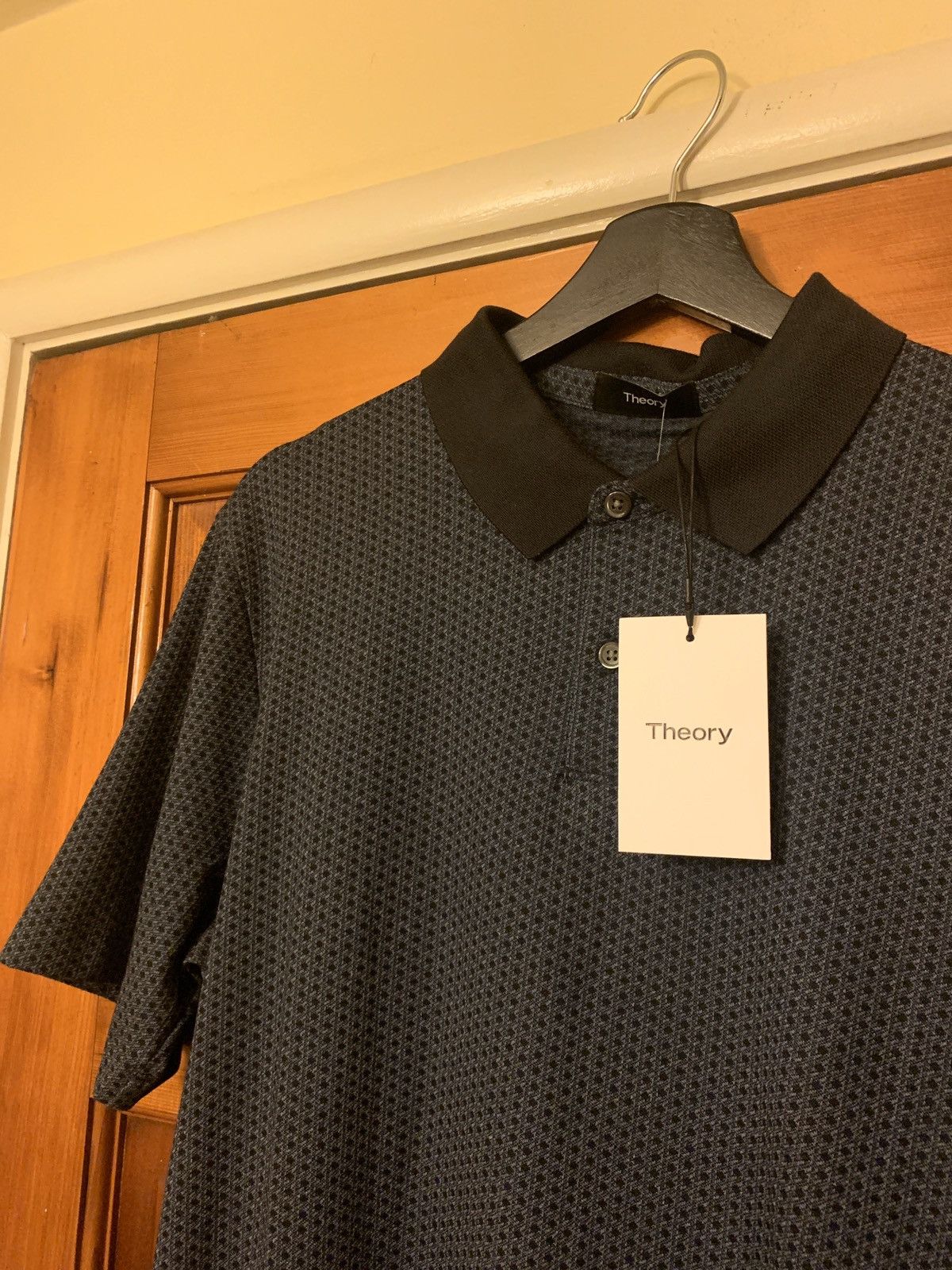 Theory *RARE* Brand New Theory Star Jacquard Polo - Size Medium Size US M / EU 48-50 / 2 - 2 Thumbnail