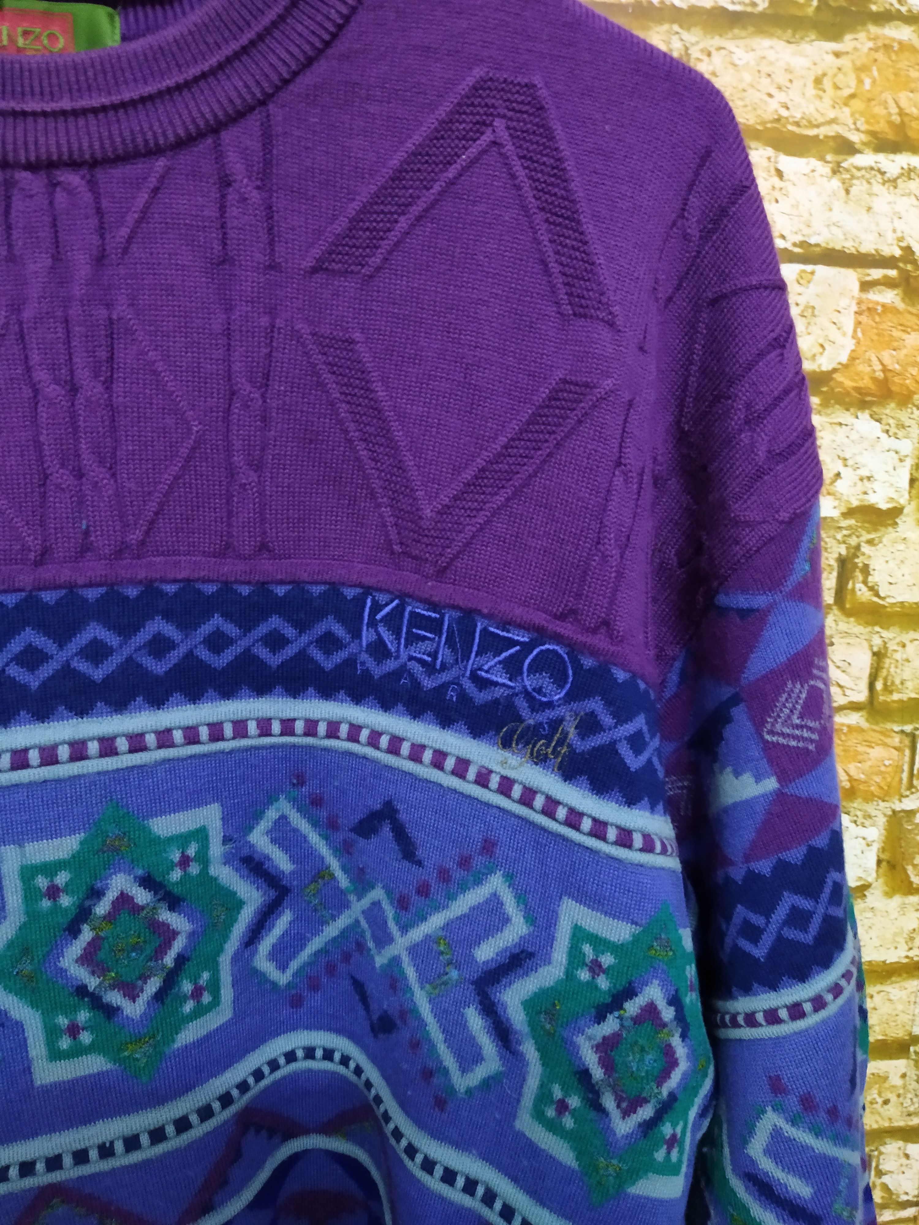 Kenzo KENZO KNITWEAR COOGI DESIGN (B669) Size US M / EU 48-50 / 2 - 2 Thumbnail
