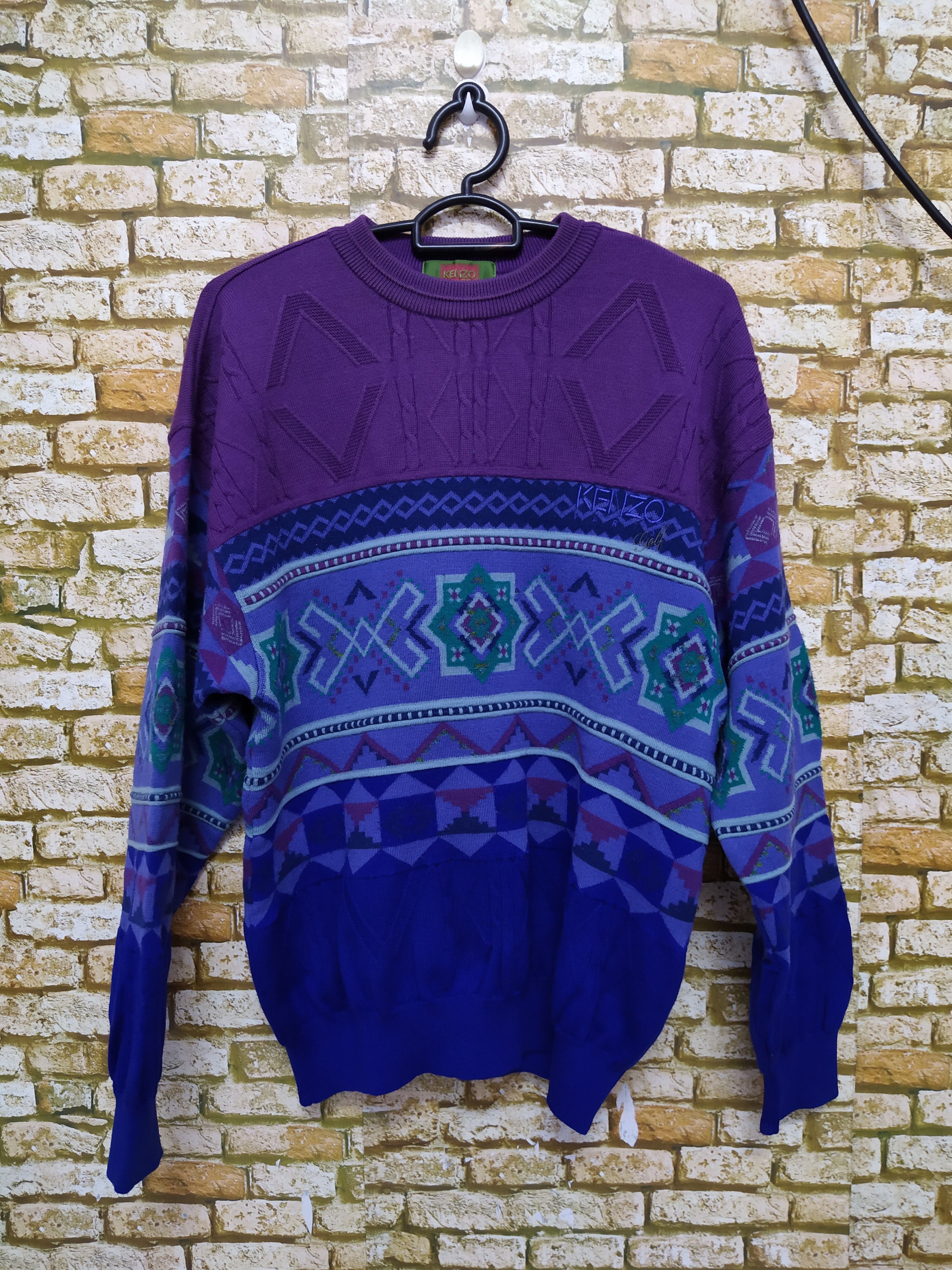 Kenzo KENZO KNITWEAR COOGI DESIGN (B669) Size US M / EU 48-50 / 2 - 1 Thumbnail