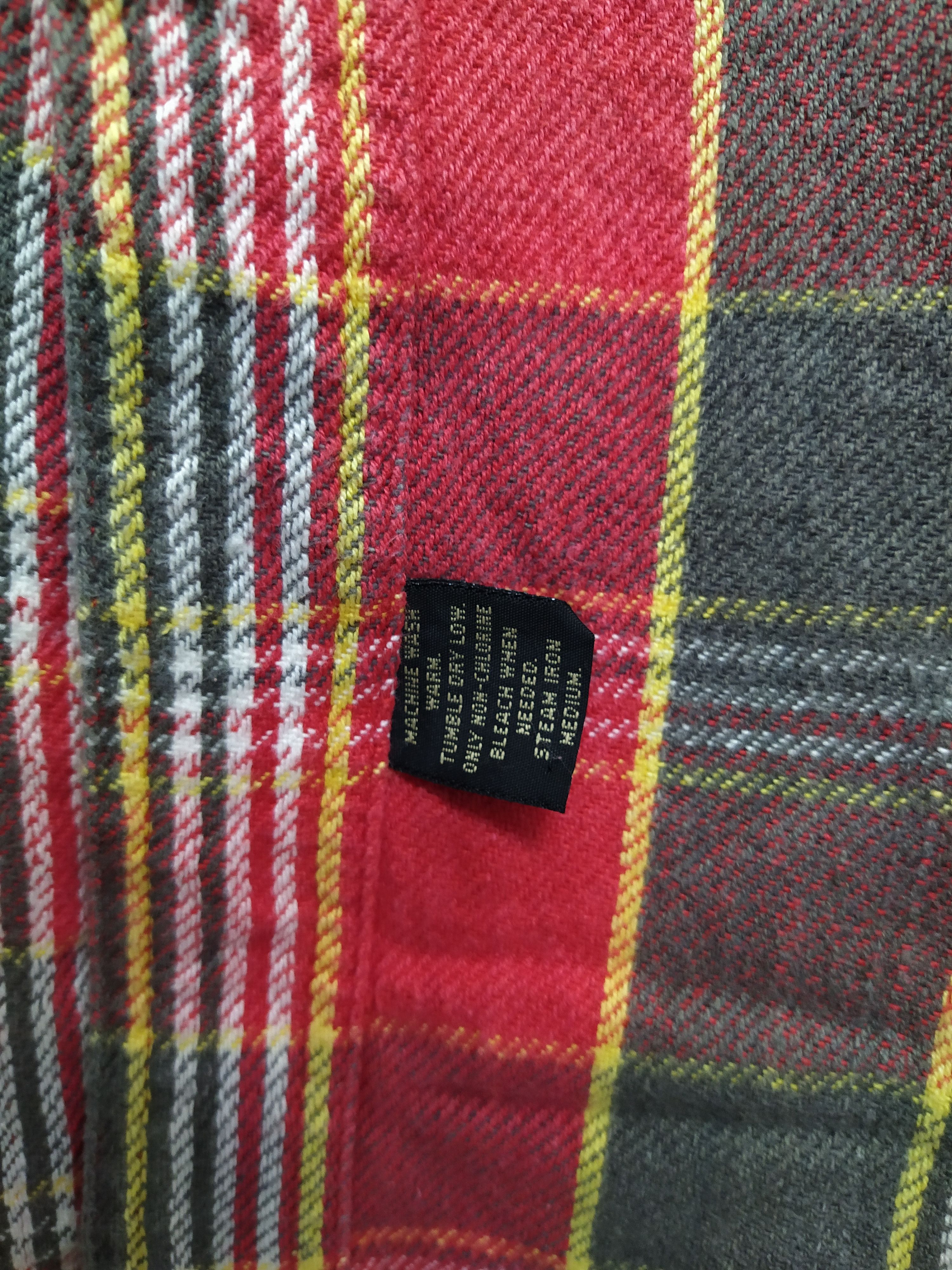 RRL Ralph Lauren 90s RRL POLO RALPH LAUREN FLANNEL SHIRT OVER-SIZED (B672) Size US L / EU 52-54 / 3 - 2 Thumbnail