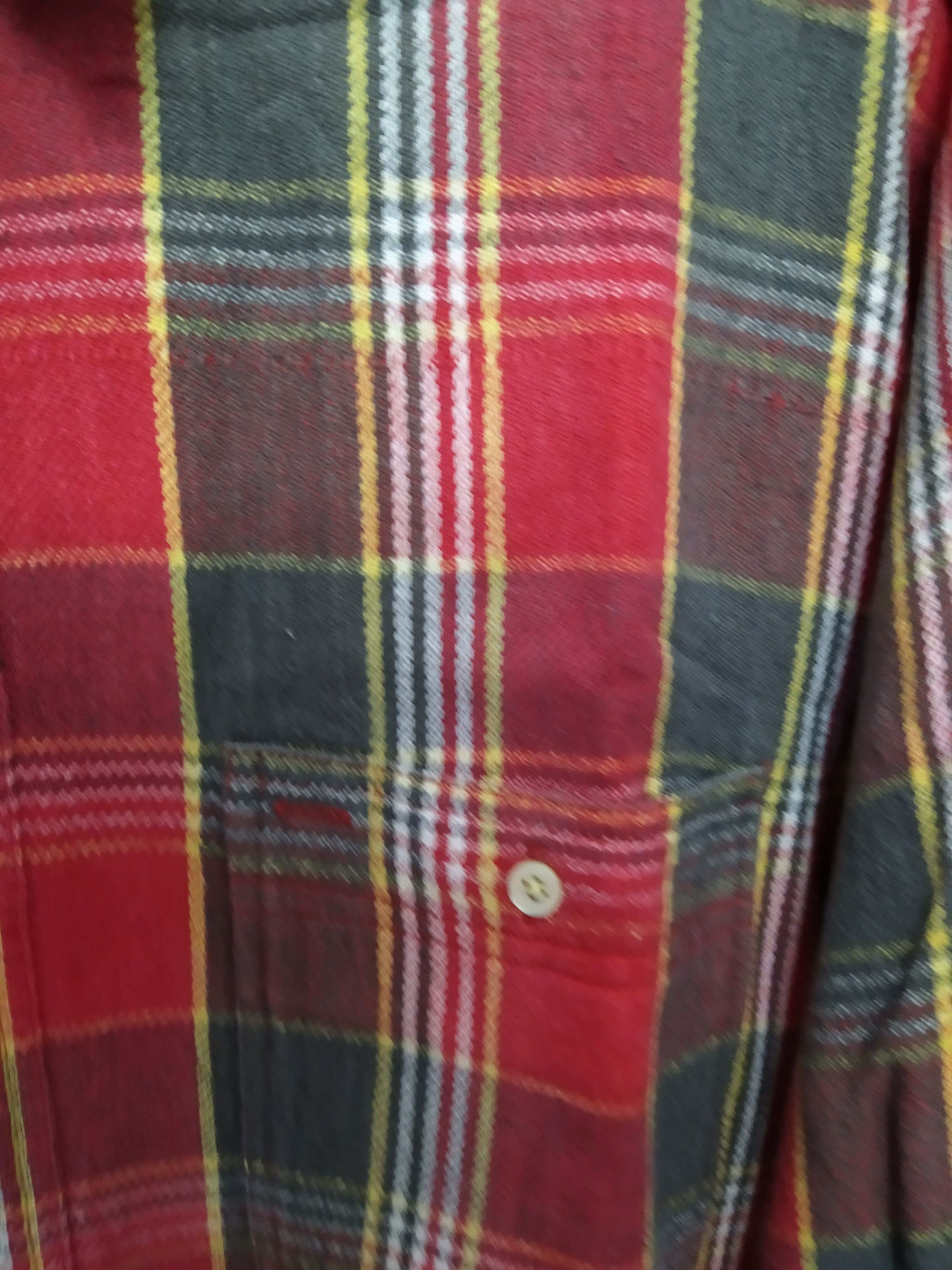 RRL Ralph Lauren 90s RRL POLO RALPH LAUREN FLANNEL SHIRT OVER-SIZED (B672) Size US L / EU 52-54 / 3 - 4 Thumbnail