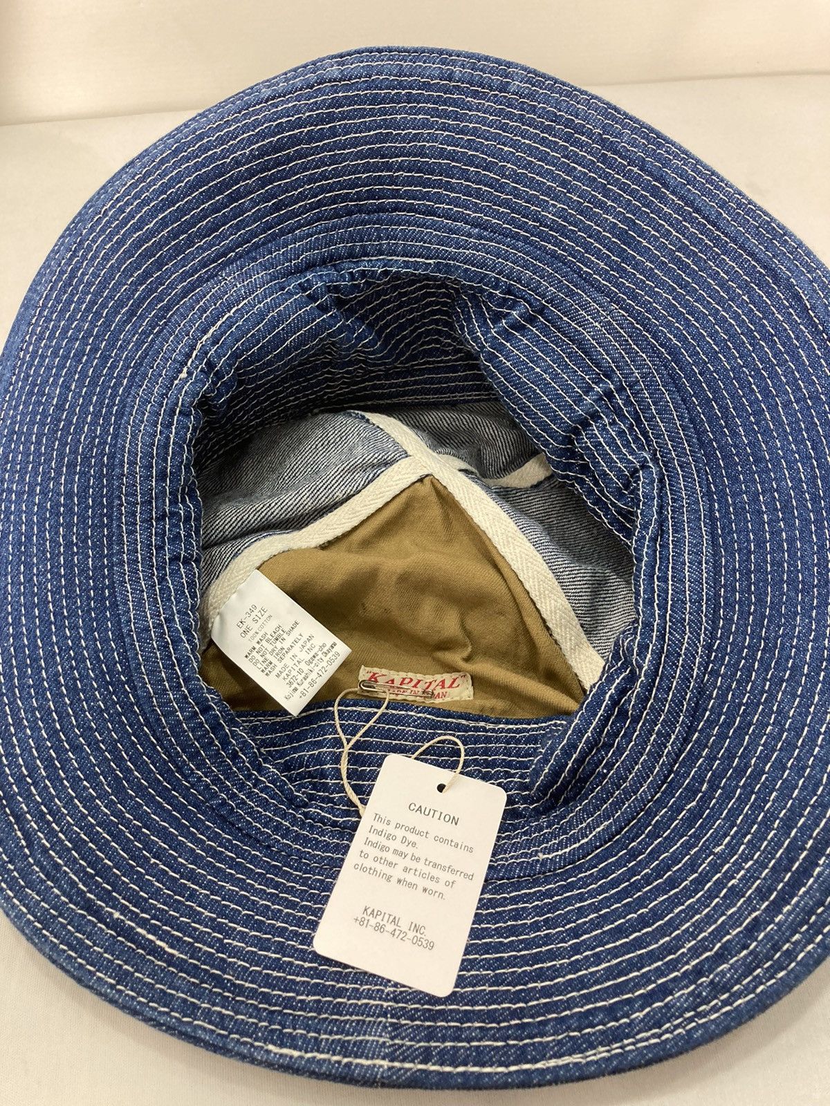 Kapital × Kapital Kountry Kapital Old Man and the Sea Denim Bucket Hat Size ONE SIZE - 4 Thumbnail