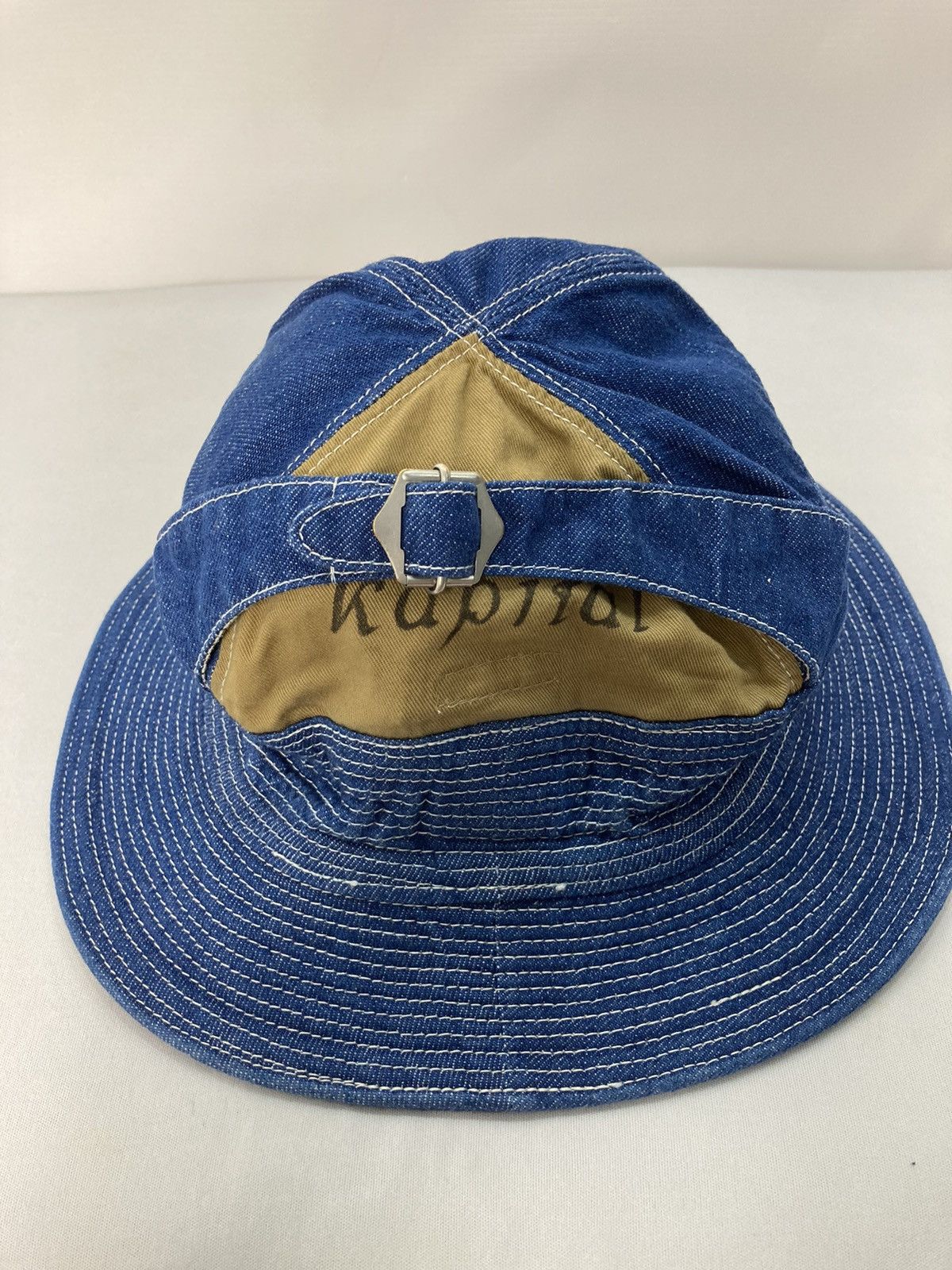 Kapital × Kapital Kountry Kapital Old Man and the Sea Denim Bucket Hat Size ONE SIZE - 1 Thumbnail