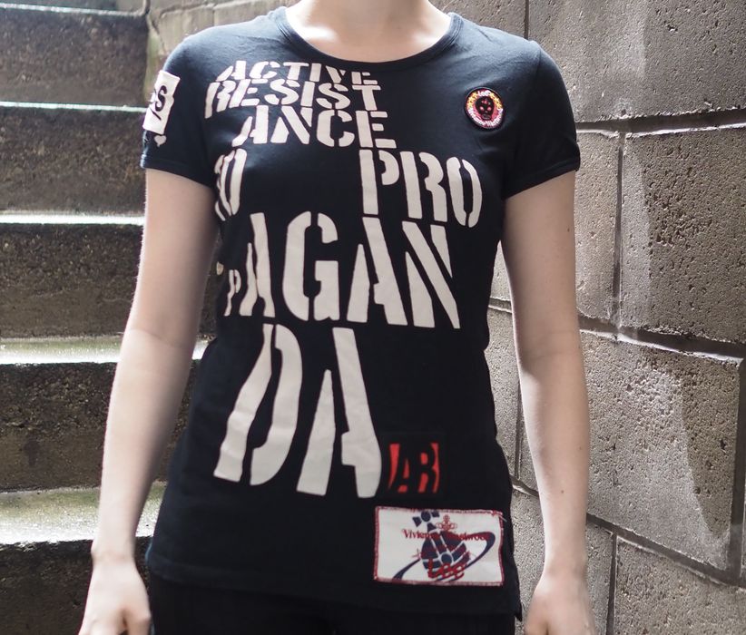 Vivienne Westwood rare Vivienne Westwood punk riot patch shirt | Grailed