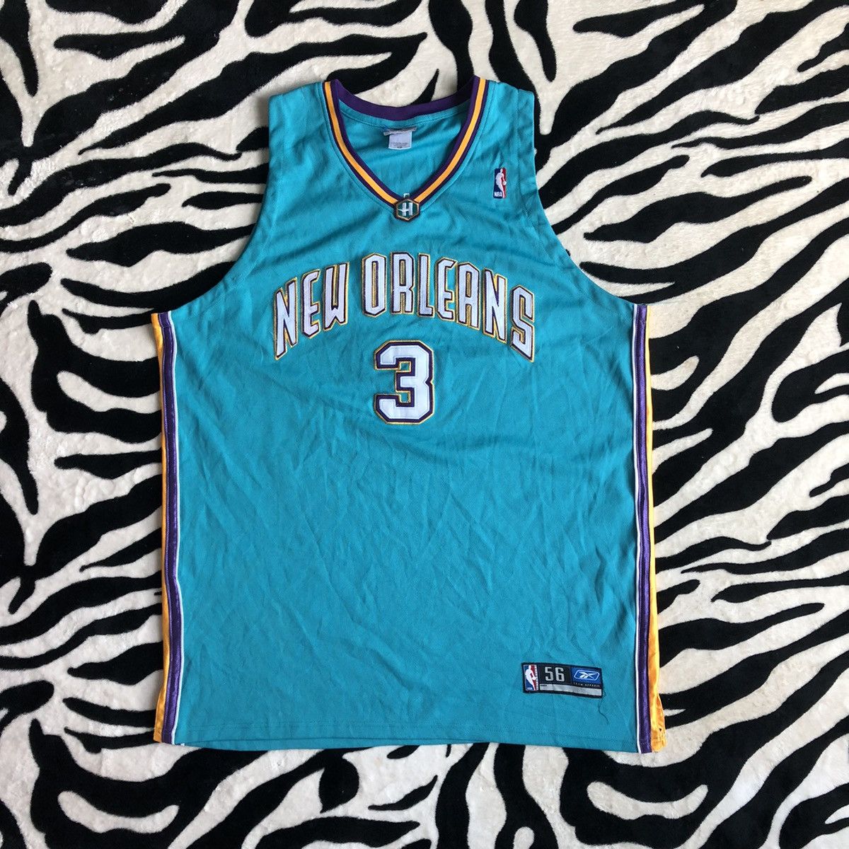 NBA Vtg Authentic Reebok New Orleans Chris Paul Rookie Jersey Size US XL / EU 56 / 4 - 1 Thumbnail