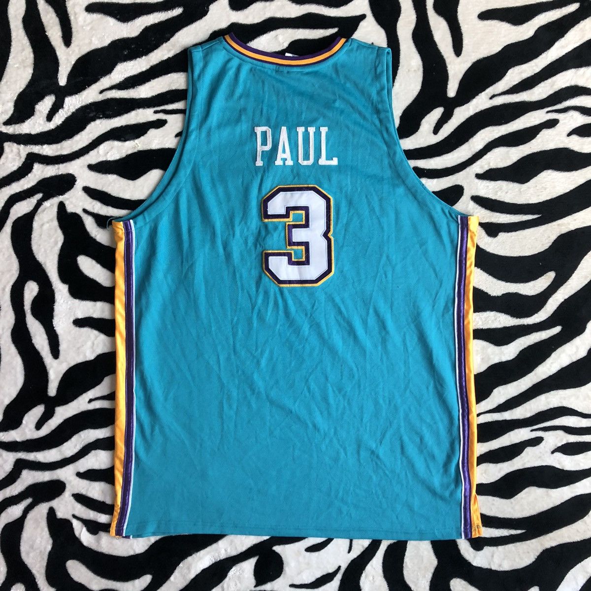 NBA Vtg Authentic Reebok New Orleans Chris Paul Rookie Jersey Size US XL / EU 56 / 4 - 2 Thumbnail