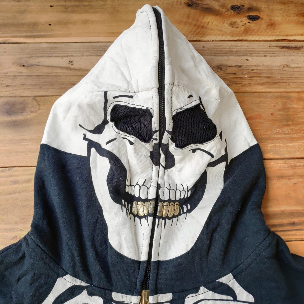 LRG Dead Serious Skeleton Full Zip Up Hoodie