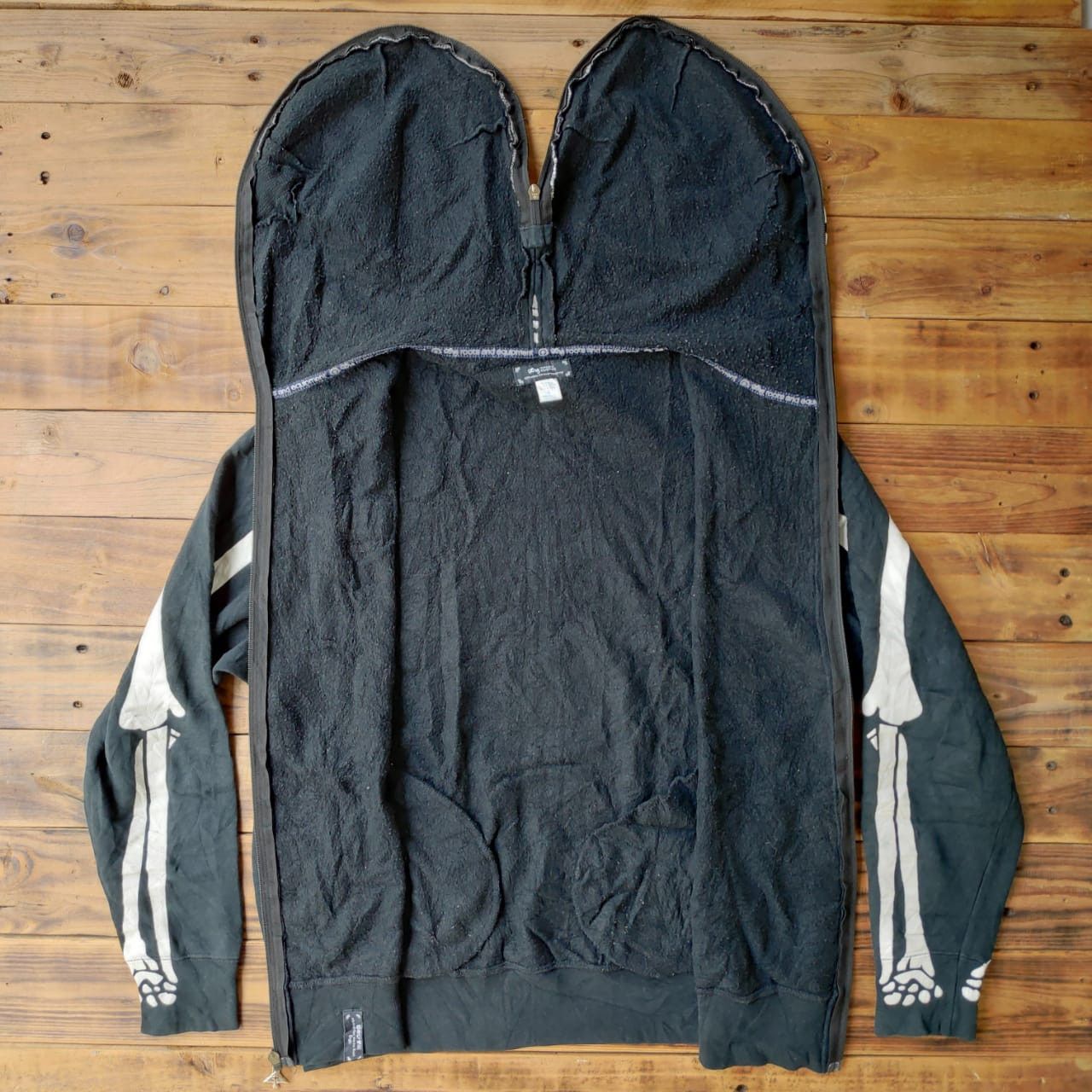 LRG Dead Serious Skeleton Full Zip Up Hoodie