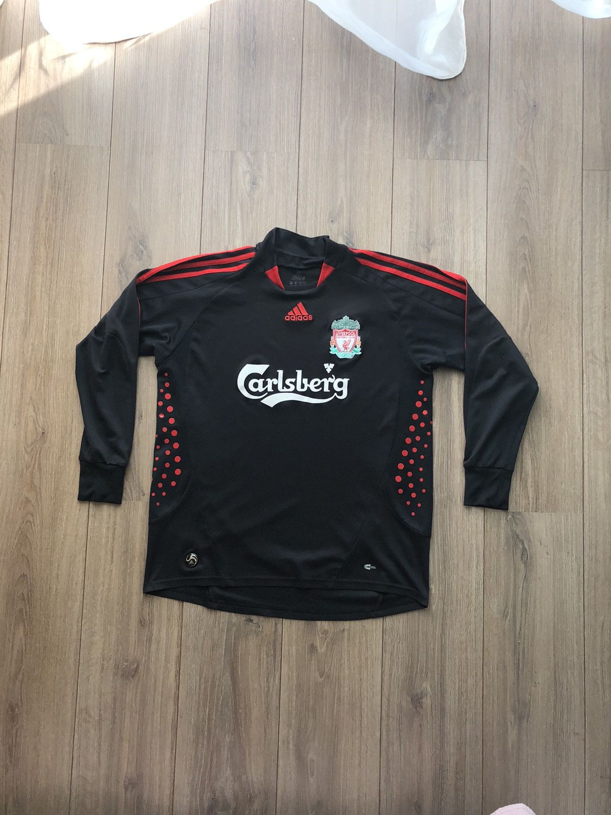 Adidas 2008-09 LIVERPOOL Goal Keeper GK (Reina) SHIRT Size US M / EU 48-50 / 2 - 11 Thumbnail