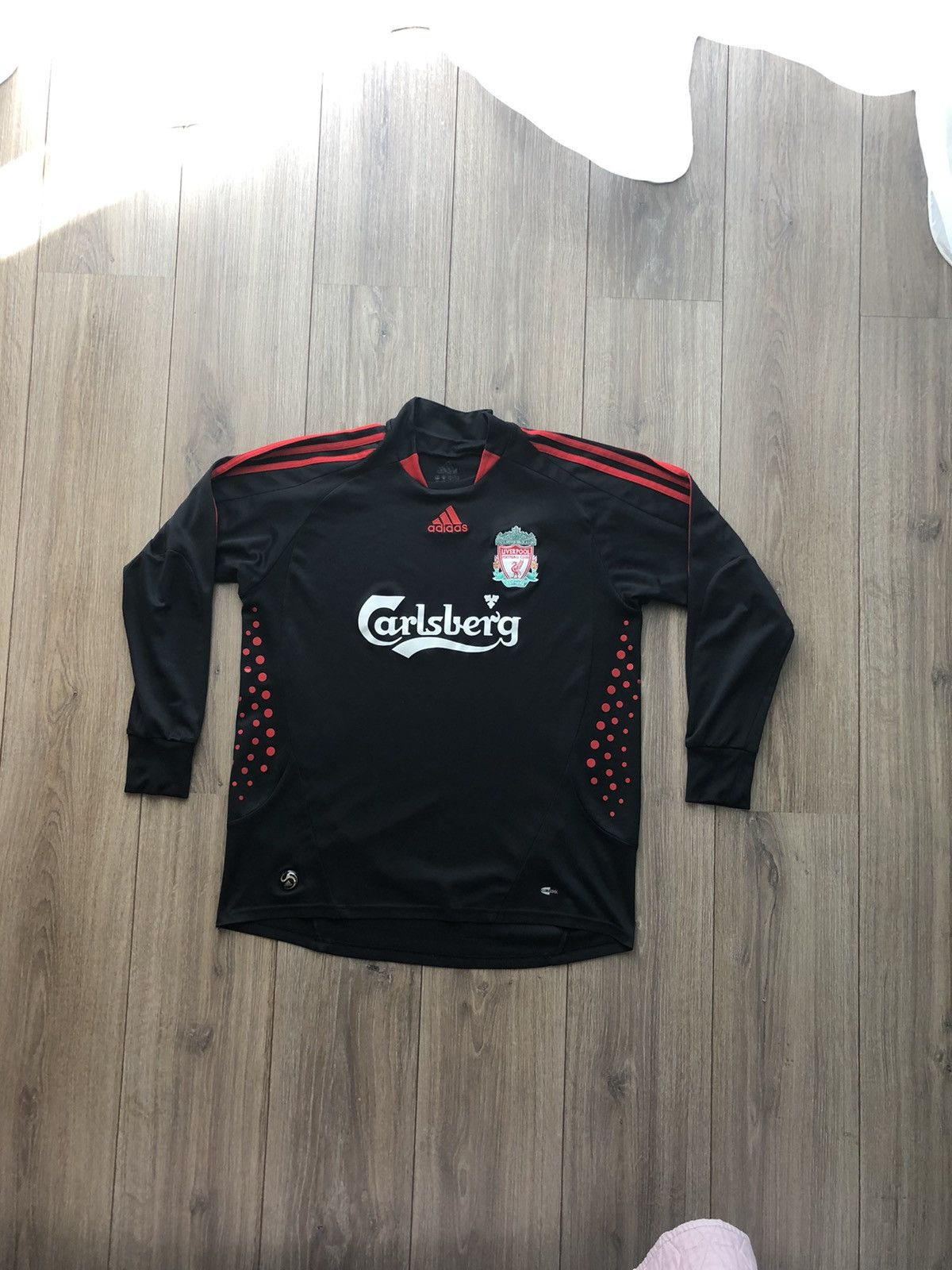 Adidas 2008-09 LIVERPOOL Goal Keeper GK (Reina) SHIRT Size US M / EU 48-50 / 2 - 4 Thumbnail