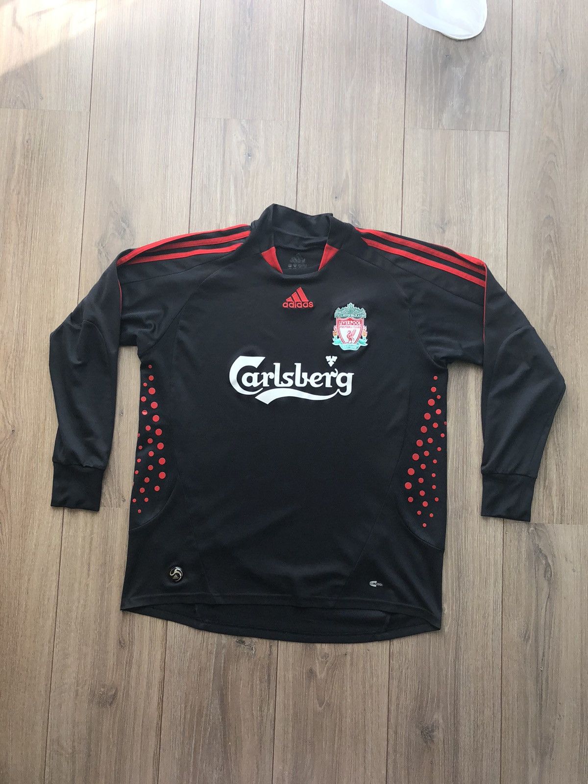 Adidas 2008-09 LIVERPOOL Goal Keeper GK (Reina) SHIRT Size US M / EU 48-50 / 2 - 7 Thumbnail
