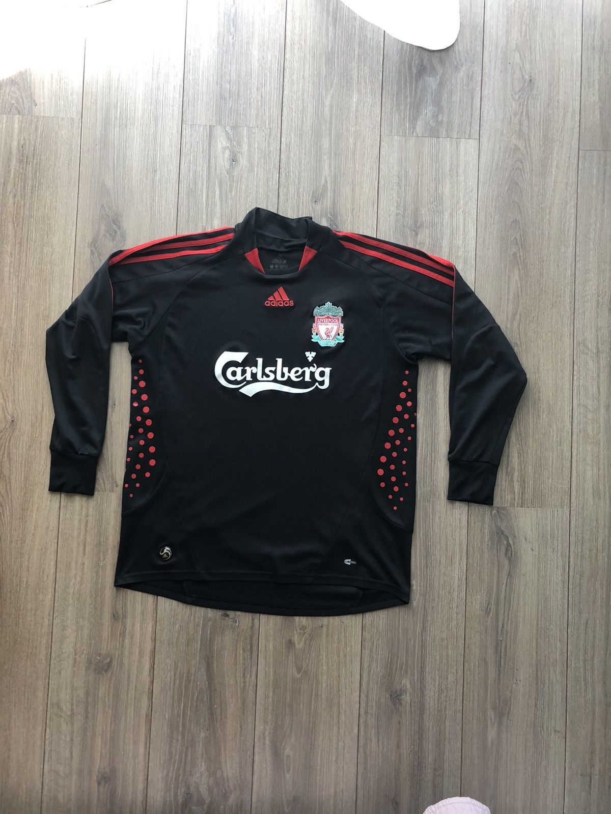 Adidas 2008-09 LIVERPOOL Goal Keeper GK (Reina) SHIRT Size US M / EU 48-50 / 2 - 5 Thumbnail