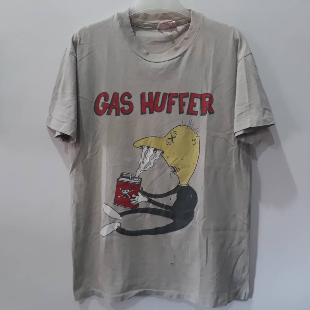 Rock Band × Tour Tee × Vintage Vtg 1994 GAS HUFFER T Shirt Concert 